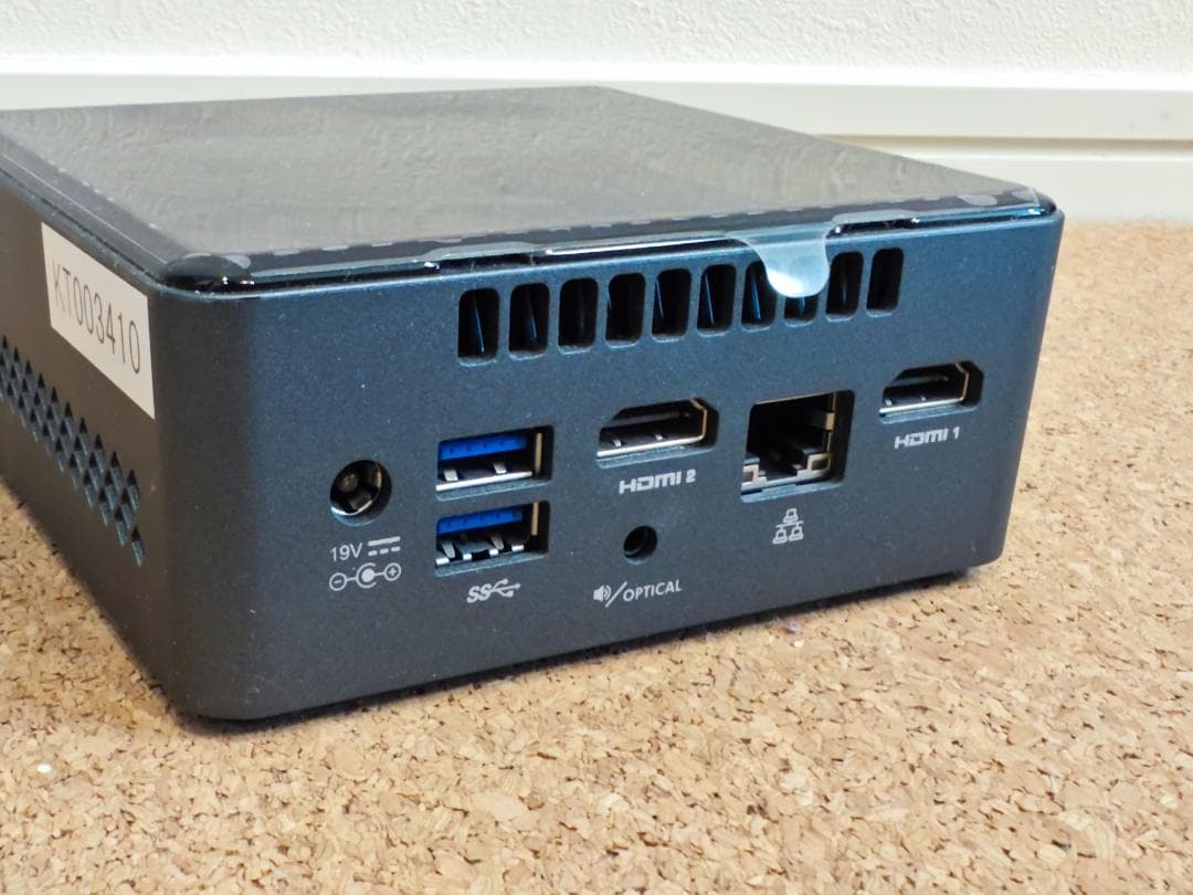 NUC7JY ミニPC Celeron4005 Mem4GB eMMC32GB