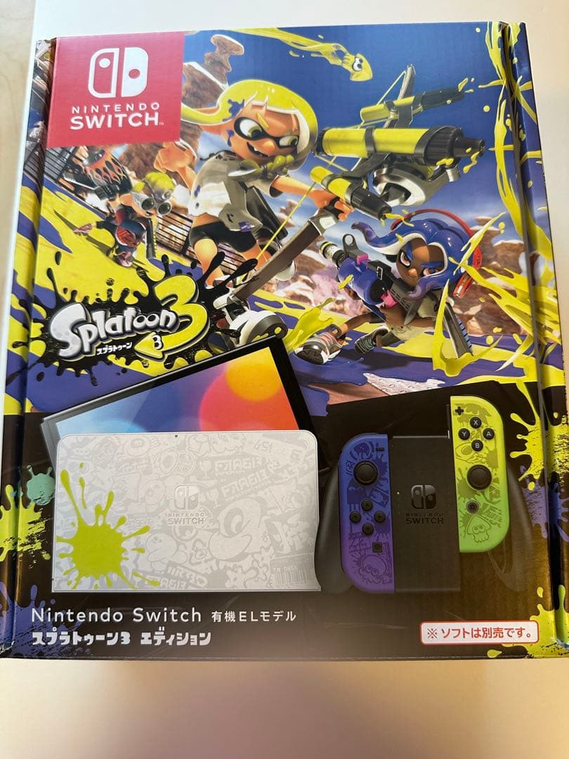 Nintendo Switch スプラトゥーン3モデル同梱版SDカード等おまけ付