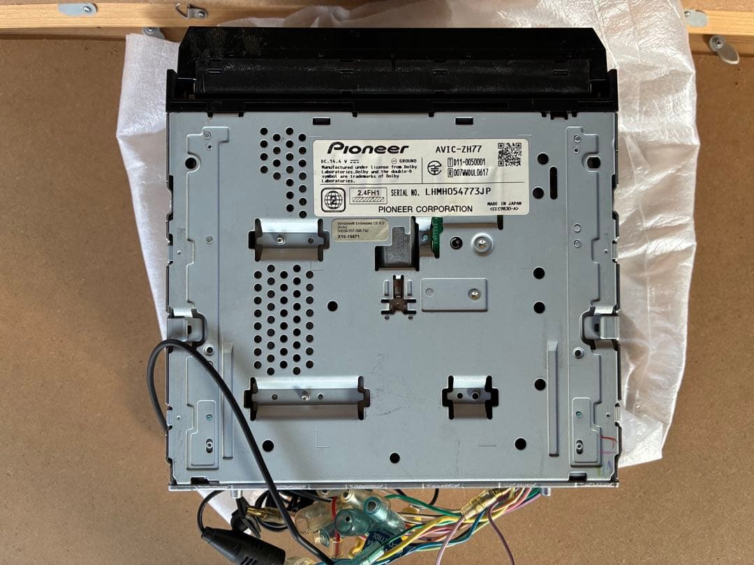 Pioneer AVIC-ZH77 7インチナビ　フルセグ　動作確認済