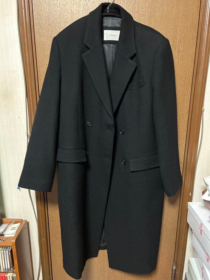 最終値下げ　TODAYFUL トゥディフル　新作　新品　ウールコート　ブラック