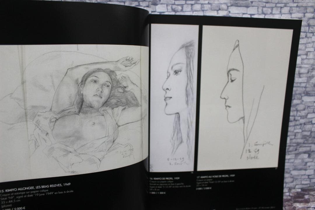 藤田嗣治　君代コレクションオークションカタログ