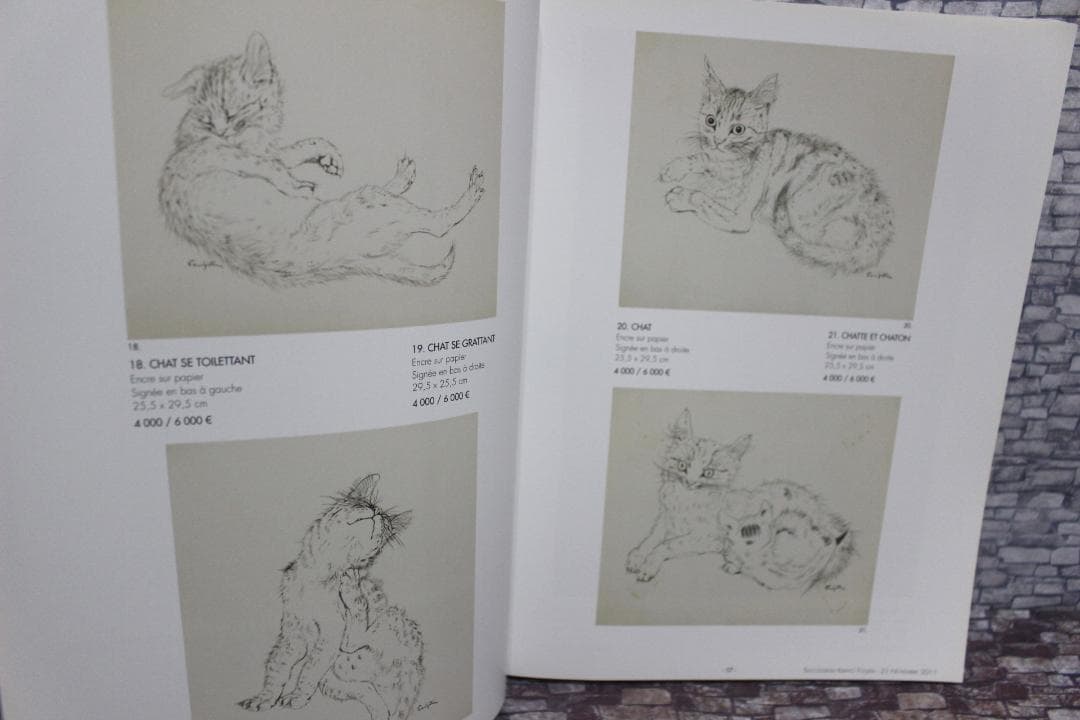 藤田嗣治　君代コレクションオークションカタログ