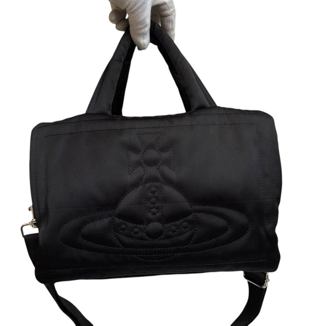 ソ*め様 美品◎ヴィヴィアンウエストウッド 2way ボストン アイダーダウン