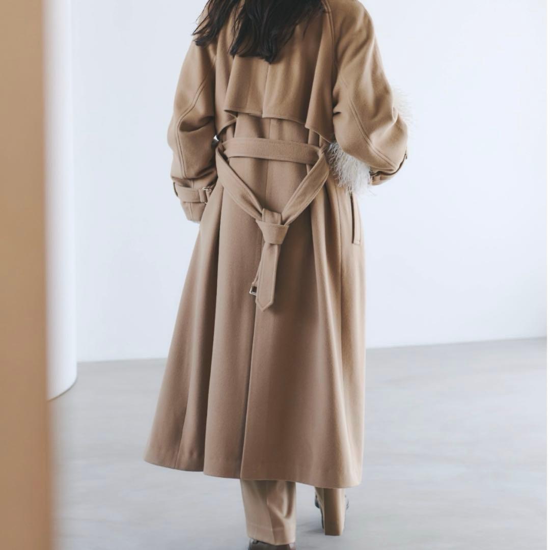 ウールトレンチコート