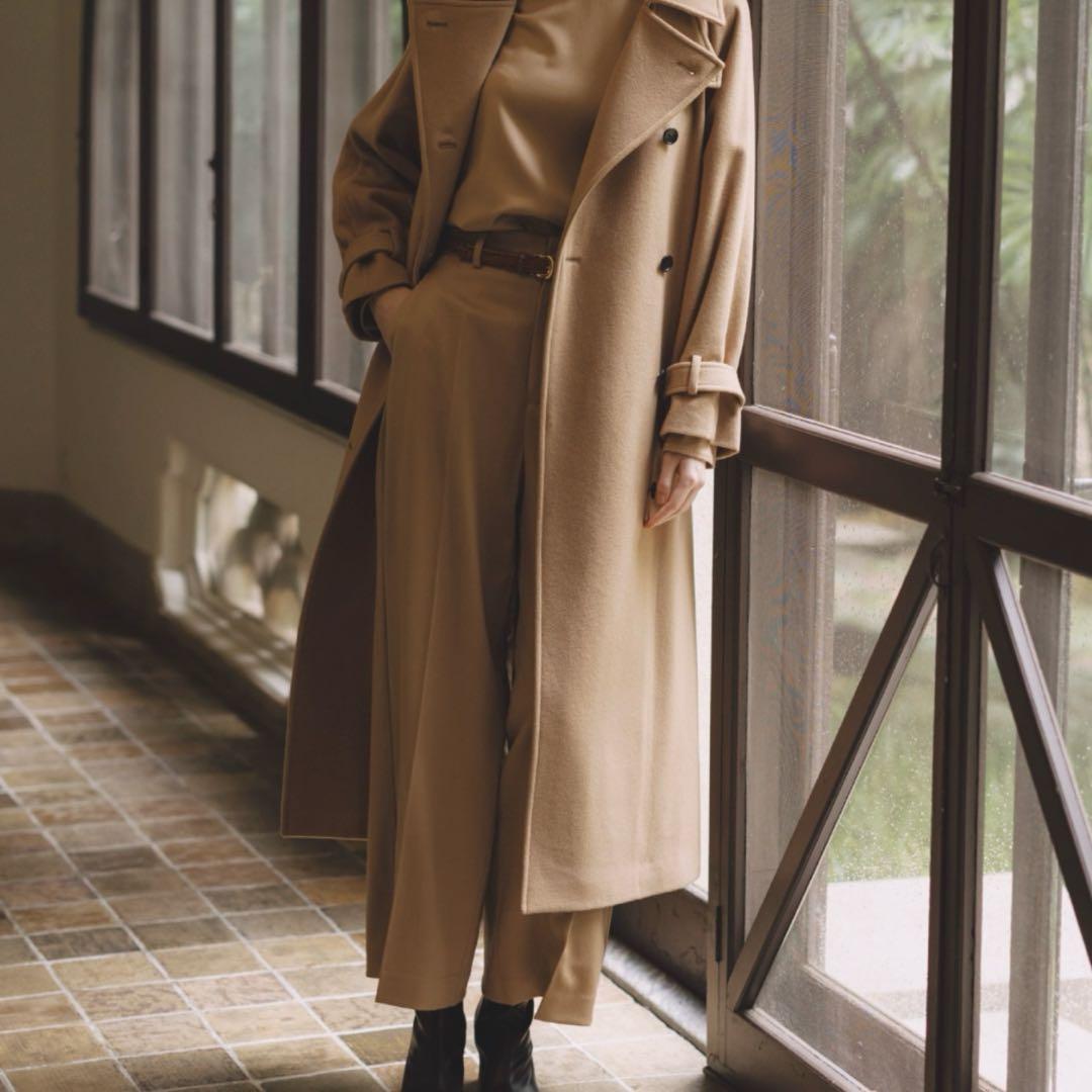 ウールトレンチコート