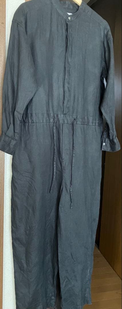 sacco sacco0212さま専用かぐれ リネン ブラック オールインワン