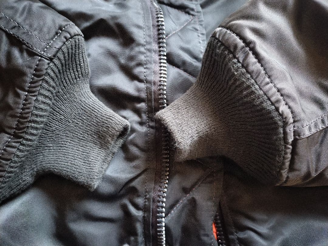 ALPHA INDUSTRIES MA-1 フライトジャケット グリーン　S