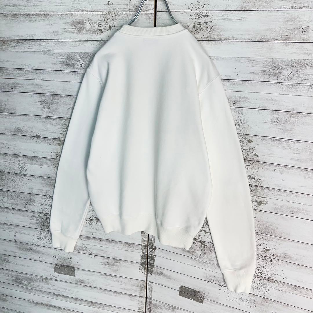 11519【美品・人気モデル】Dior☆刺繍CDロゴ定番カラー白スウェット