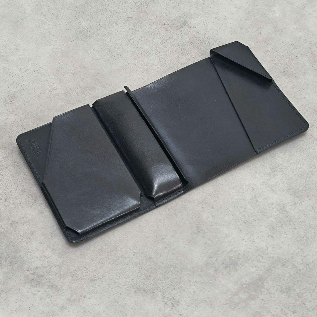 【SYRINX】 Hitoe Fold Aria Foschia ネイビー