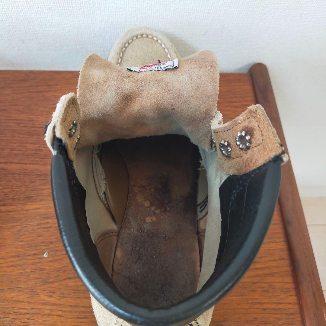 RED WING　8118　8D　刺繍羽根タグ　スーパーソール　ワークブーツ