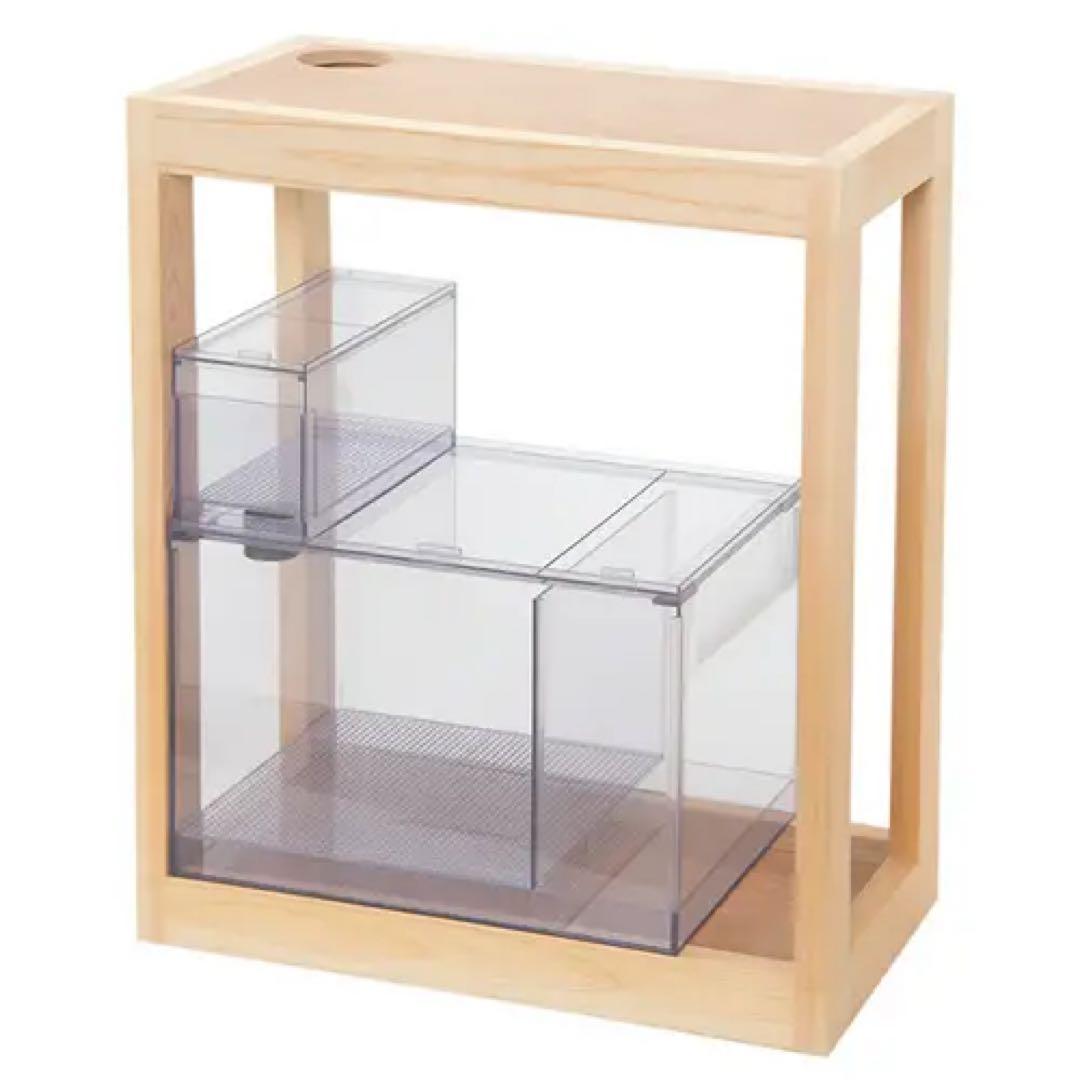 【引取り限定】60cm オーバーフロー水槽セット 濾過槽 水槽台 フランジ付き