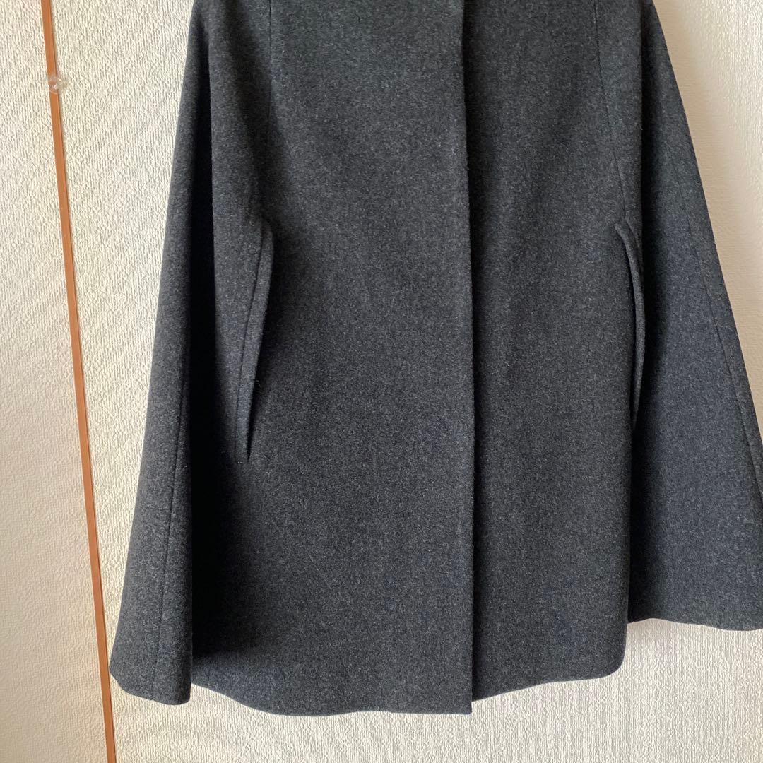 ⑨⑤FLORENT フローレント　ウールノーカラーマント コート