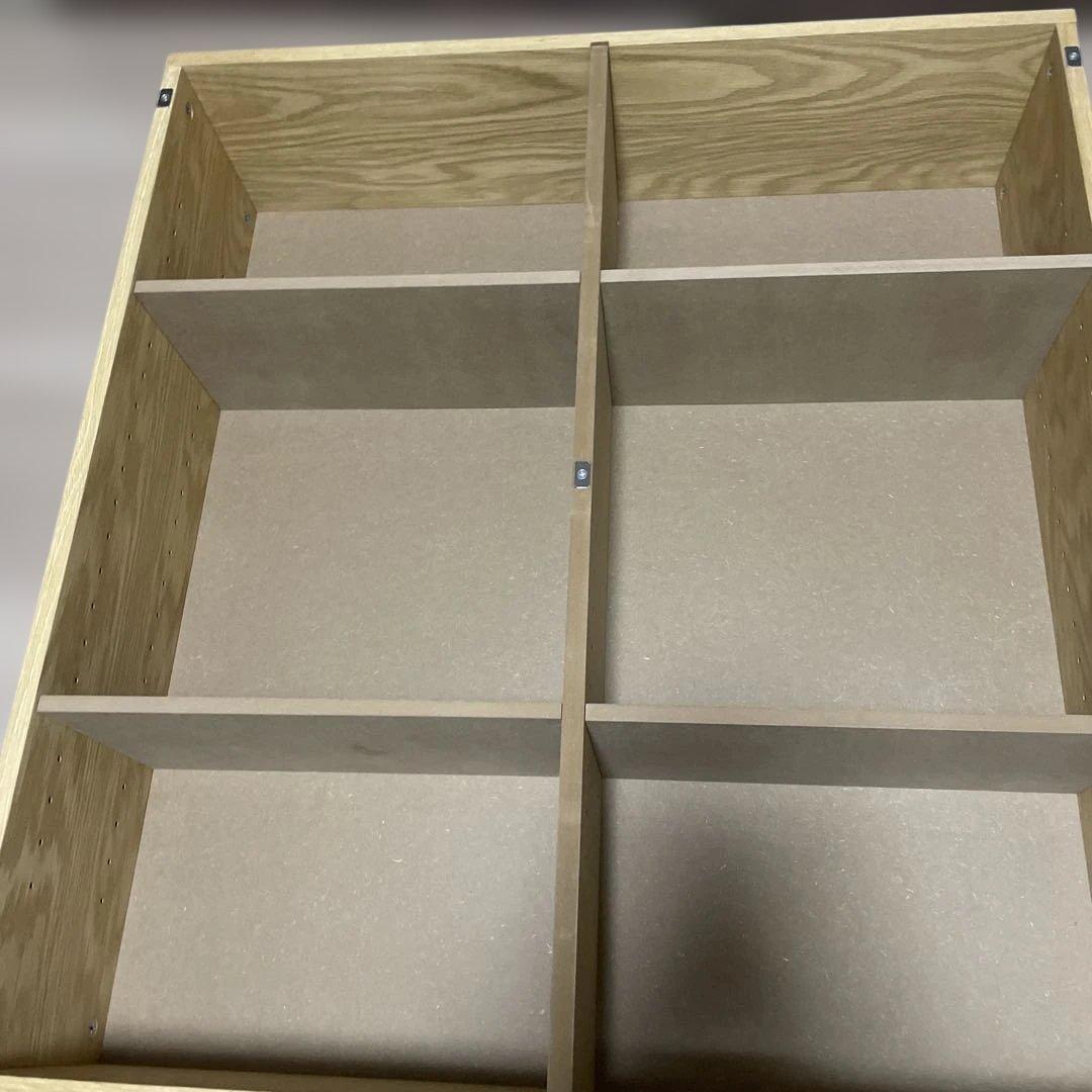 無印良品 ベッド下収納・大・オーク材・高さ25cmタイプ フタ付②