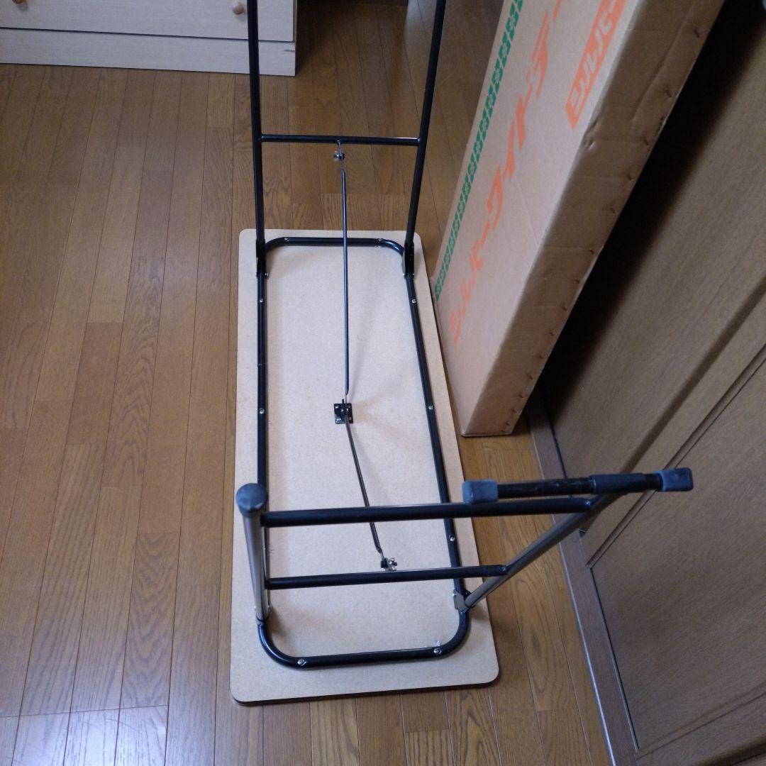 シルバー 折りたたみワイドテーブル