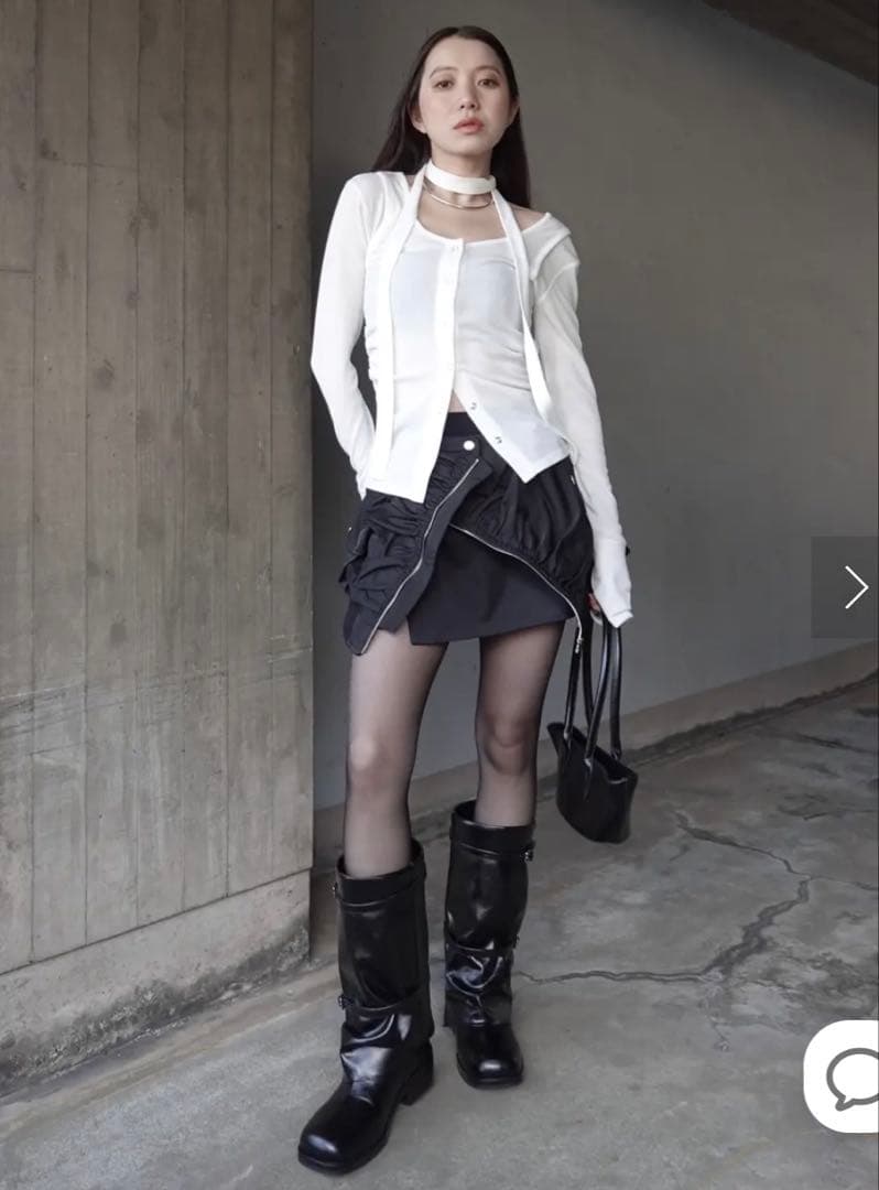 GRID MINI SKIRT ジョゼムーン　セット売り