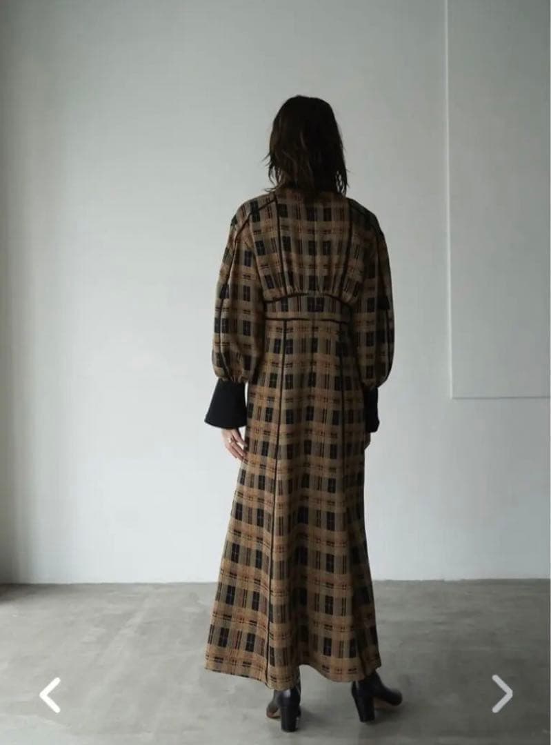 ワンピース CLANE CHECK PIPING ONE PIECE