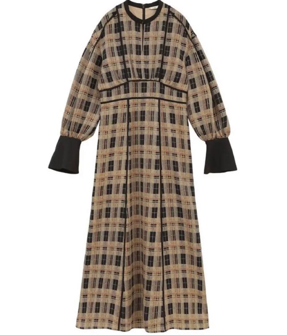 ワンピース CLANE CHECK PIPING ONE PIECE