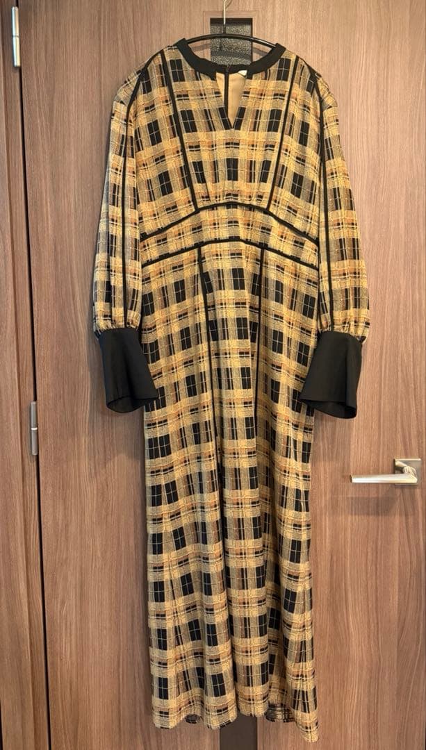 ワンピース CLANE CHECK PIPING ONE PIECE