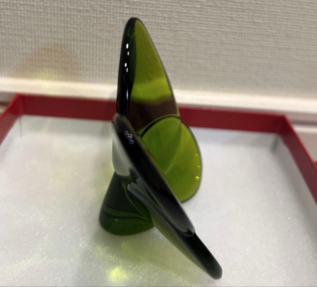 Baccarat ラッキーバタフライ　グリーン