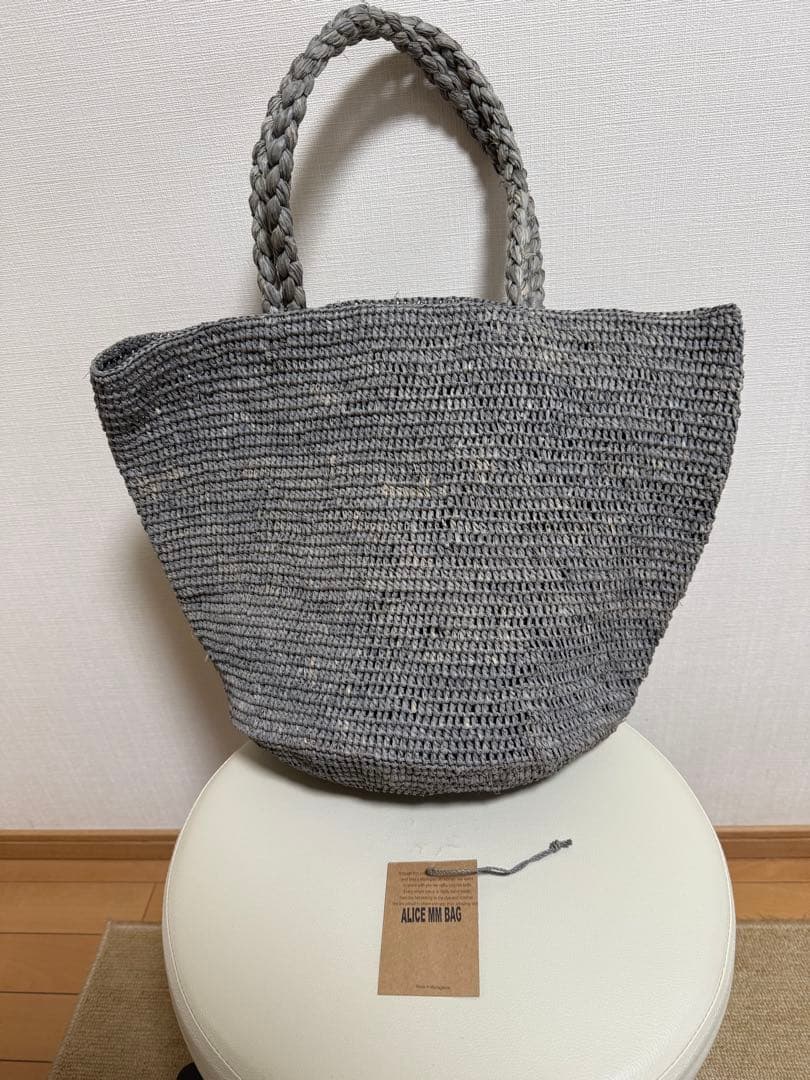 スローブイエナ　メイドインマダ　ALICEMM カゴバッグ