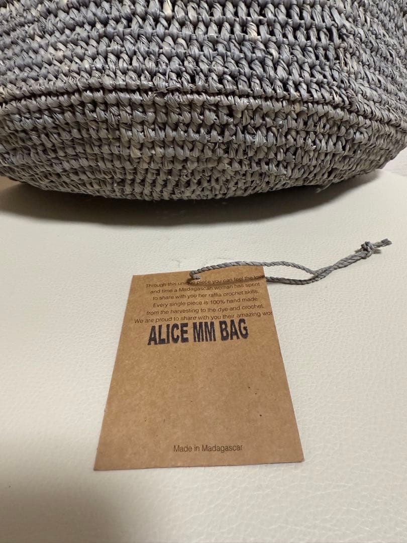スローブイエナ　メイドインマダ　ALICEMM カゴバッグ