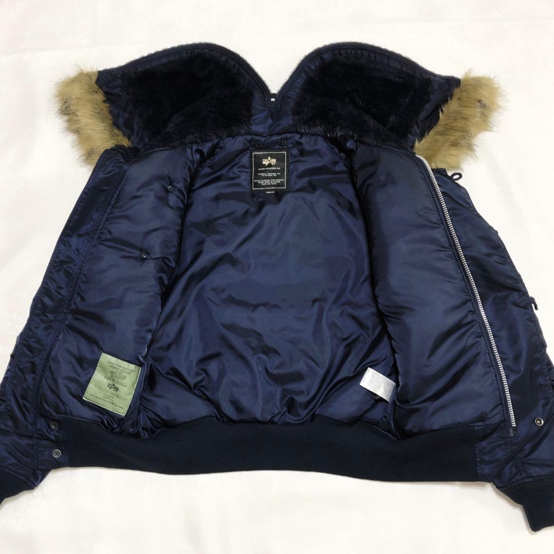 fs！美品 ALPHAアルファインダストリーズ N-2Bフライトジャケット