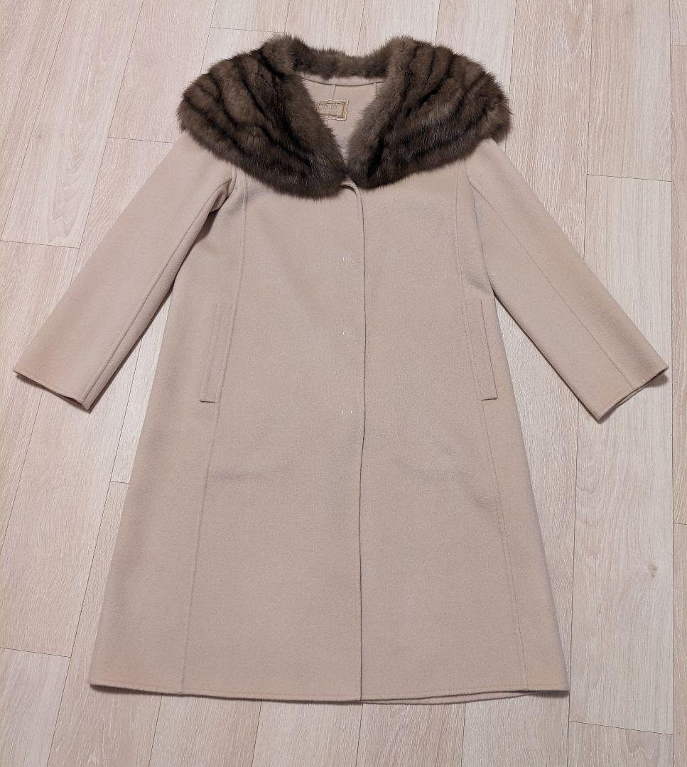 美品♡FOXEY 189万 カシミヤ コート グレース セーブル フォクシー