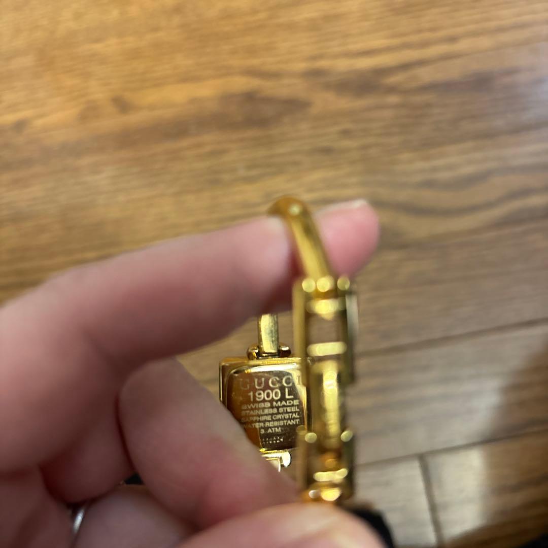 GUCCI グッチ　腕時計　1900L ゴールド　動作未確認