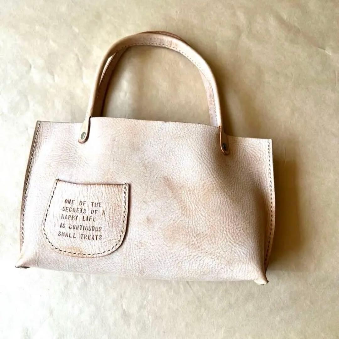 はなうららページ　レザークラフトハンドメイドポーチ、バッグ