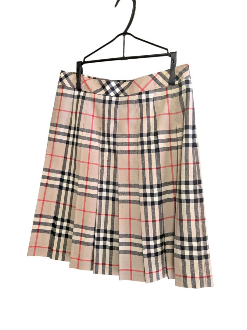 BURBERRY バーバリー 濃紺ブレザー スカート ブラウス リボンタイ