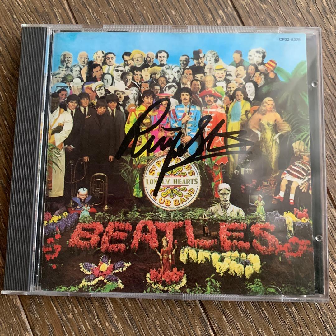 リンゴスター直筆サイン入THE BEATLES Sgt. Pepper's Lo