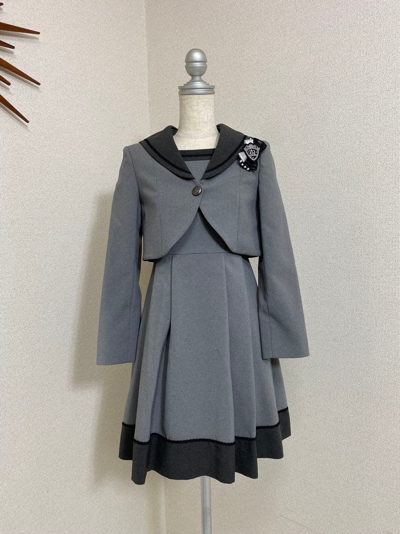 9238.【極美品】CHOPIN フォーマル セーラー ワンピース3点150cm