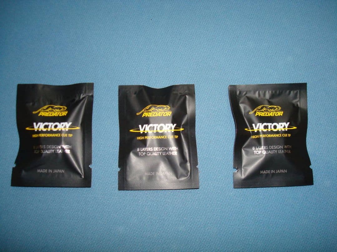 タップ　プレデター ビクトリー S　ビリヤードタップ　3個セット　【新品未使用】