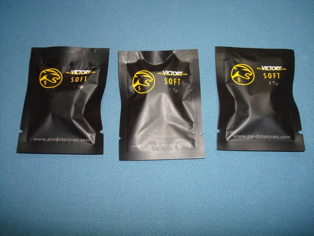 タップ　プレデター ビクトリー S　ビリヤードタップ　3個セット　【新品未使用】