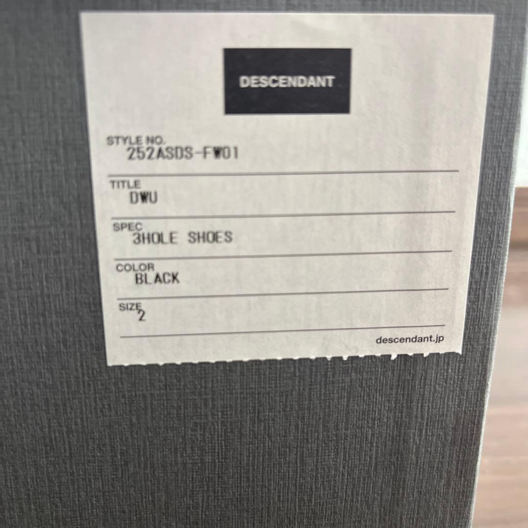ディセンダント　DWU 3HOLE SHOES