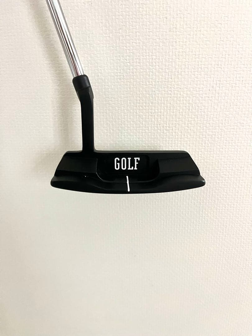 中尺パター☆幅広ピン型☆アームロックに最適☆短く握ってカウンターバランスも良い☆