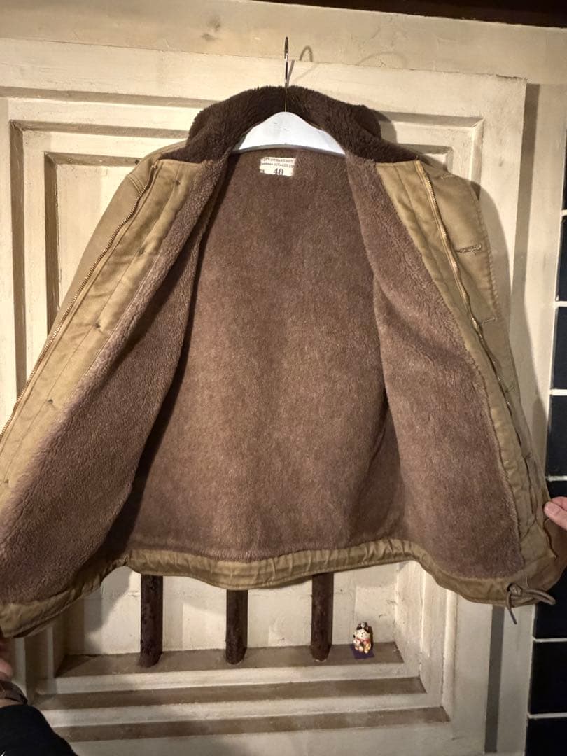 リアルマッコイズ　N1デッキジャケット　アルパカ100% L