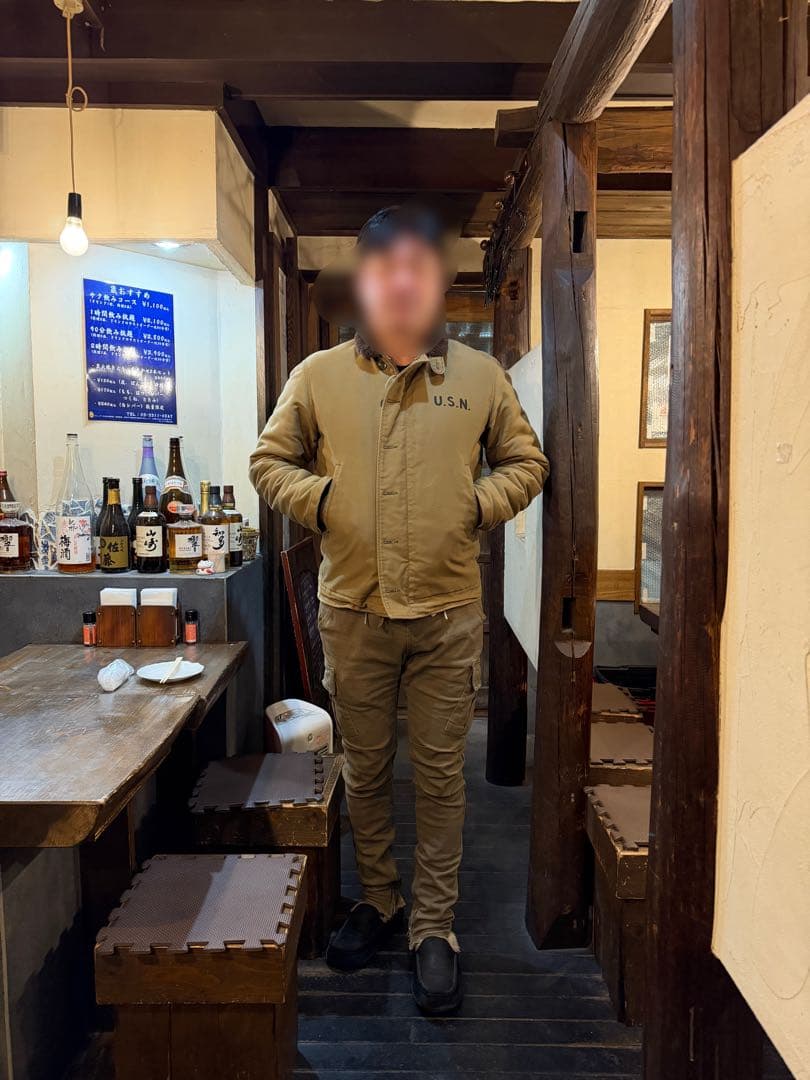 リアルマッコイズ　N1デッキジャケット　アルパカ100% L