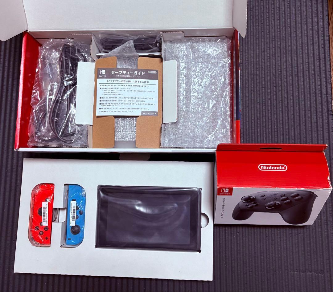 Nintendo Switch 本体　LANケーブルUSB変換アダプター付き