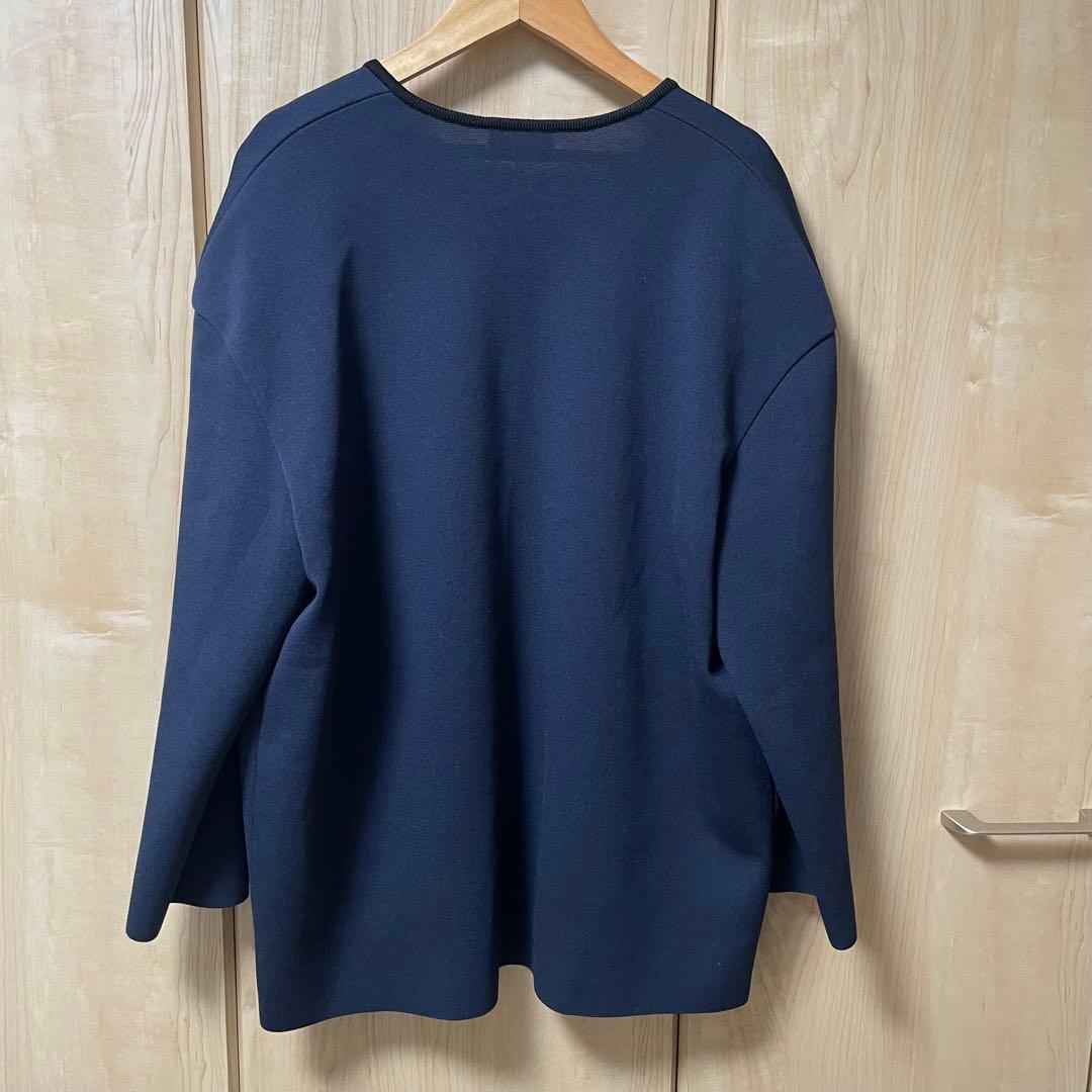 トゥモローランド Ballsey ミラノリブ 4ポケットカーディガンノーカラー