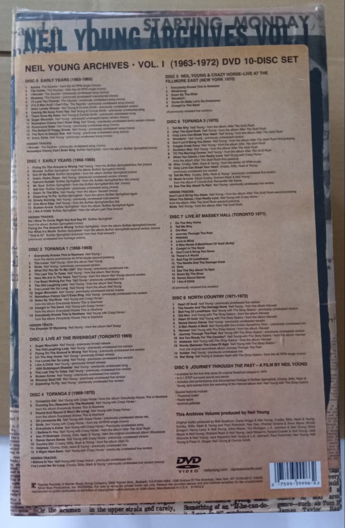 NEIL YOUNG ARCHIVES VOL.1：1963-1972