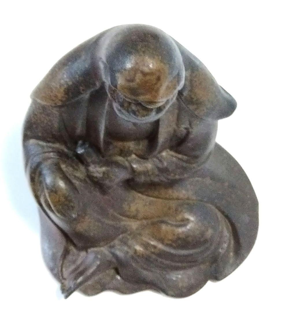 備前焼 木村桃山作 観音菩薩坐像