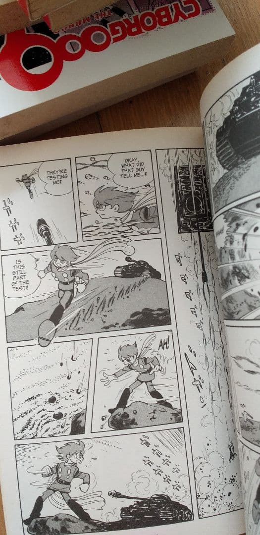 ほ*う様 Cyborg/サイボーグ009 英語版コミック　石ノ森章太郎　ペーパー