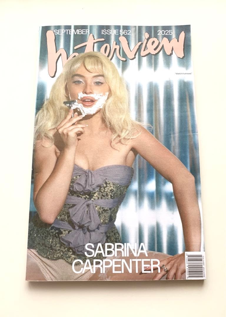 女性情報誌 Interview Sep 2025 Sabrina Carpenter