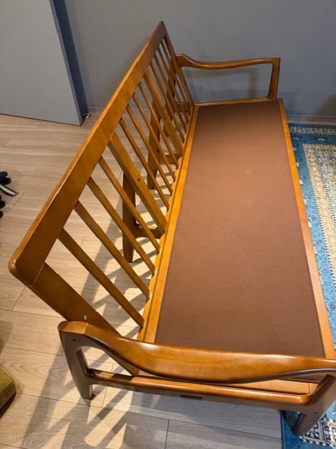 ✳︎buttonist✳︎【美品】カリモク60 フレームチェア 3シーター