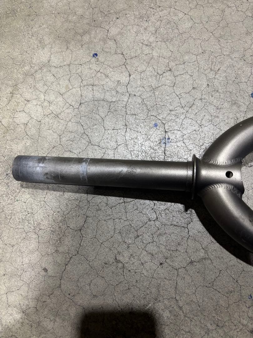 フロントフォーク シルバー リジットフォーク　マウンテンバイク