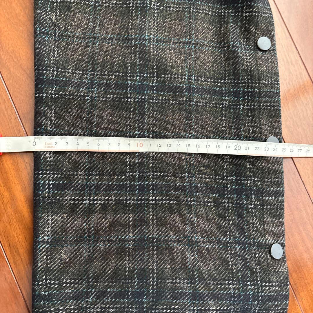 マルジェラ　チェック柄 ゴムウエスト パンツ38サイズ