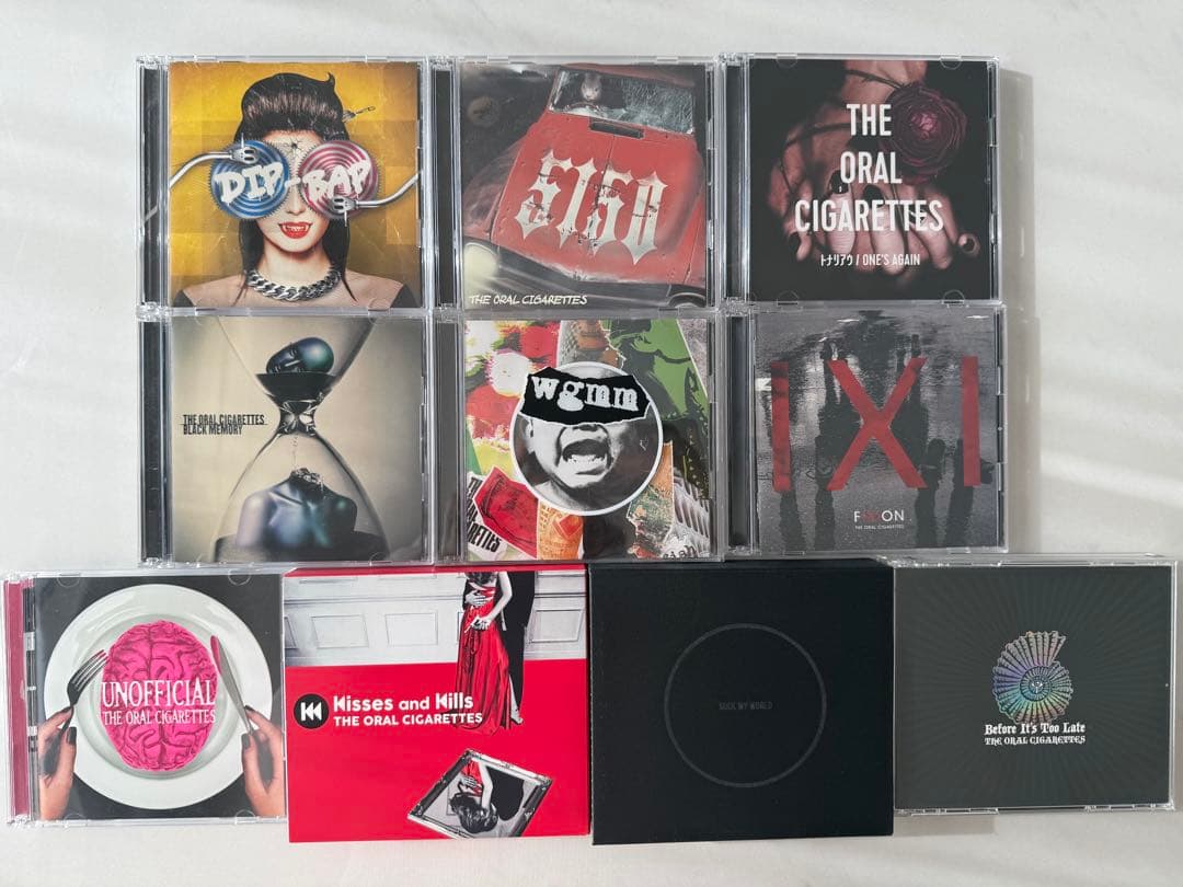THE ORAL CIGARETTES シングルアルバム(DVD)10点セット