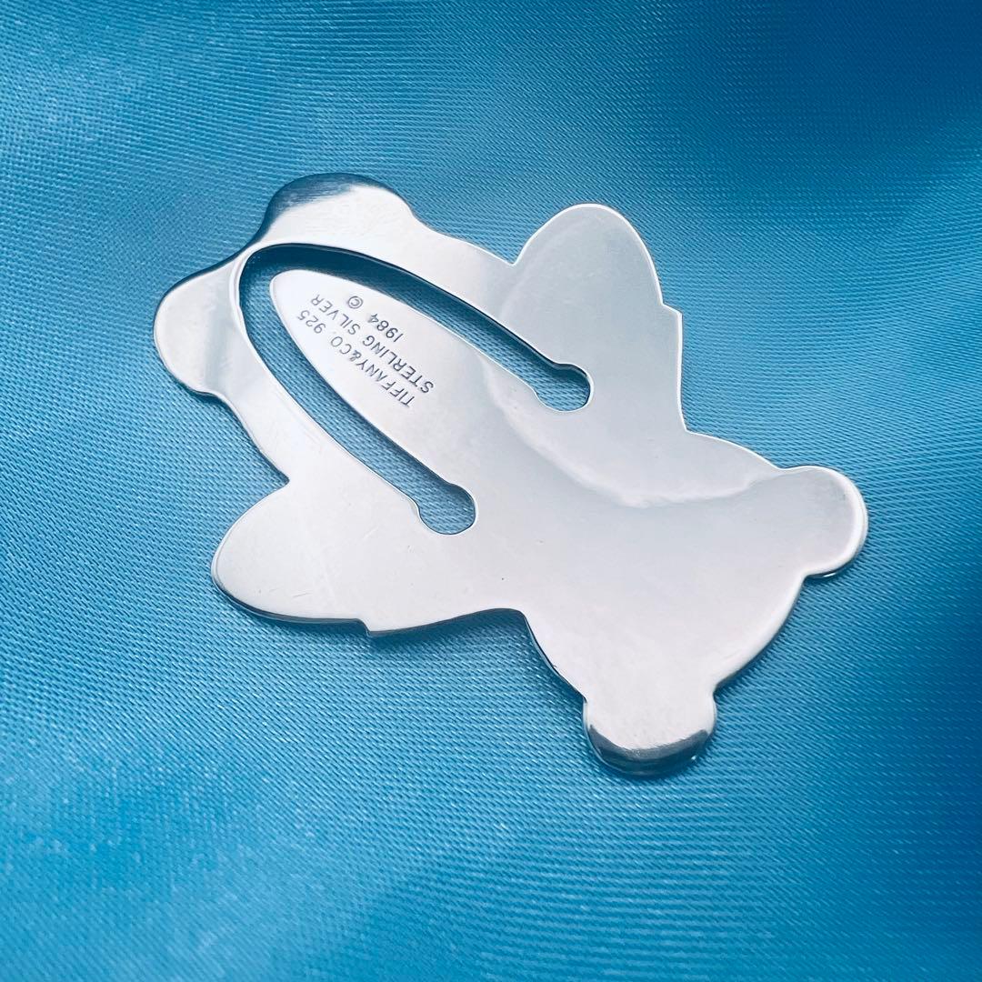 美品　ティファニー　ブックマーク　シルバー　テディベア　ヴィンテージ