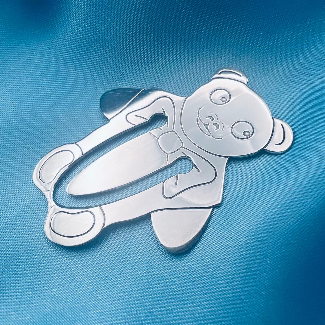 美品　ティファニー　ブックマーク　シルバー　テディベア　ヴィンテージ